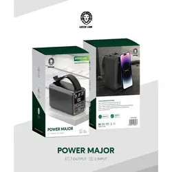 پاوربانک گرین لیون مدل Green Lion Major Power Bank GNMPB60KBK با ظرفیت 60000mAh