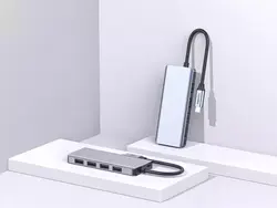 هاب 5 در 1 تایپ‌ سی رچی مدل Recci 5-in-1 Hub RH06