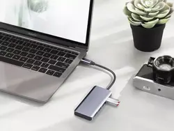 هاب 5 در 1 تایپ‌ سی رچی مدل Recci 5-in-1 Hub RH06