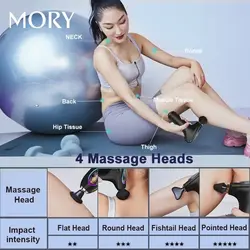 ماساژور تفنگی موری مدل Mory Mini Massage Gun X09