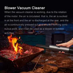 جارو شارژي ماشين شیائومی مدل COCLEAN C2 Portable Vacuum Cleaner FV3