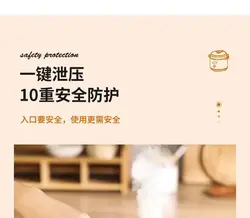 زود پز برقی 3 کاره شیائومی مدل Xiaomi Zhenimi Electric Presssure Cooker ZMYL-401 ظرفیت 4 لیتری