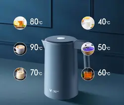 کتری برقی 1.7 لیتری هوشمند شیائومی ویومی مدل Xiaomi Viomi Thermostatic Electric Kettle Face YM-K1706
