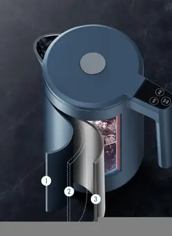 کتری برقی 1.7 لیتری هوشمند شیائومی ویومی مدل Xiaomi Viomi Thermostatic Electric Kettle Face YM-K1706