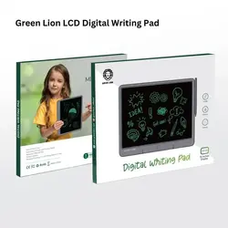 کاغذ دیجیتال گرین لیون مدل Green Lion LCD Digital Writing Pad GNWPAD15GY