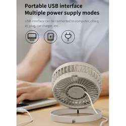 پنکه شیائومی مدل Xiaomi VH F17 USB Foldable Electric Desktop Fan