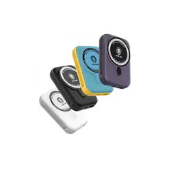 پاور بانک مگنتی گرین لیون مدل Green Lion Monaco Magsafe Power Bank GNMGMPB10K ظرفیت 10000mAh