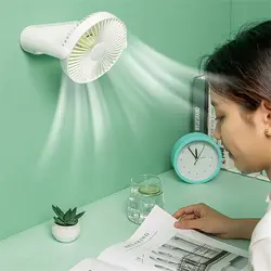 فن رومیزی و دیواری شارژی شیائومی مدل MOTI Wall Mounted Desktop Fan MT6