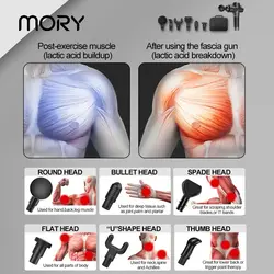 ماساژور تفنگی حرفه ای موری مدل MORY 7017