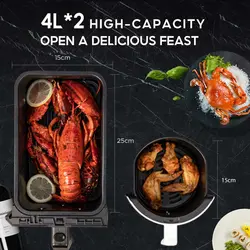 سرخ کن هواپز 8 لیتری شیائومی مدل Xiaomi Onemoon D8 Air fryer