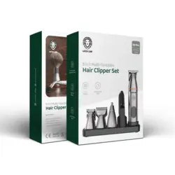 کیت 5 کاره ماشین اصلاح سر گرین لیون مدل Green Lion 5 In 1 Multi-Function Hair Clipper Set GN5IN1MHTRM