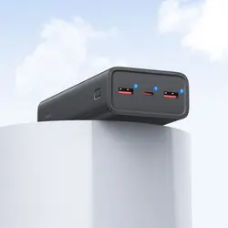 پاور بانک فست شارژ یوسمز مدل USAMS CD191 PB68 با ظرفیت 30000mAh و توان 22.5W