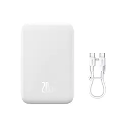 پاور بانک مگنتی باسئوس مدل Baseus Magnetic Mini Power Bank PPCXM20 با ظرفیت 20000mAh و توان 20W