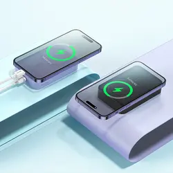 پاور بانک مگنتی باسئوس مدل Baseus Magnetic Mini Power Bank PPCXM10 با ظرفیت 10000mAh و توان 20W