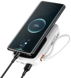 پاور بانک بیسوس مدل Baseus Qpow Digital Display PPQD2-20C با ظرفیت 20000mAh و توان 22.5W
