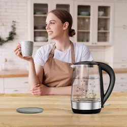 کتری برقی لپرسو مدل LePresso 360 Transparent Quick-Boil Glass Kettle LPRGKTBK