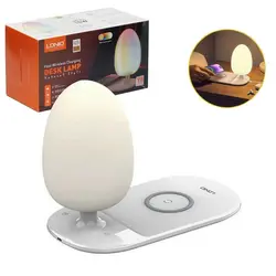 شارژر وایرلس و چراغ رومیزی الدینیو Ldnio Fast Wireless Charging Desk Lamp Y3