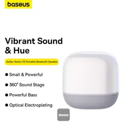 اسپیکر بلوتوثی بیسوس مدل Baseus A20050500211 AeQur V2 speaker