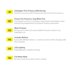 پمپ باد باسئوس مدل Baseus Energy Source Inflator Pump CRNL040001