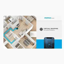 جارو برقی هوشمند مومکس مدل MOMAX RO1SUKD Trio-Cleanse IoT- UV-C Vacuum Robot