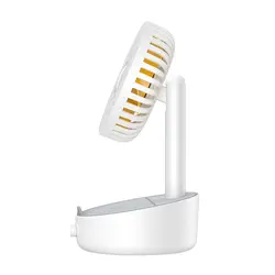 پنکه و شارژر وایرلس باسئوس Baseus Hermit Wireless Charger BS-W513 WXYZ-B02 توان 10 وات دارای استند