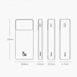 پاوربانک 30000 باسئوس Baseus Bipow Digital Display PPBD30K PPDML-N توان 20 وات