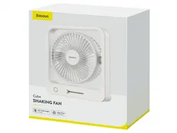 پنکه رومیزی بی سیم باسئوس Baseus Cube Shaking Fan CXMF-02