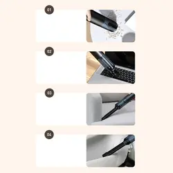 جارو شارژی باسئوس Baseus H5 Home Use Vacuum Clean VCSS000101 توان 110 وات