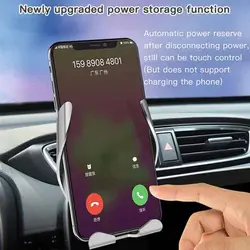 پایه نگه دارنده و شارژر وایرلس موبایل داخل خودرو یسیدو Yesido C78 Wireless Charger Phone Holder