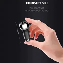 شارژر فندکی فست شارژ LDNIO C1 36W PD+QC3 بهمراه کابل Type-C