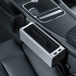 کنسول داخل خودرو و هاب شارژر باسئوس Baseus Car Organizer Cup Holder CRCWH-A با جالیوانی