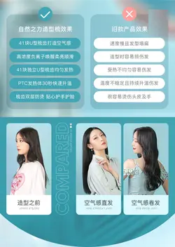 شانه چند منظوره و صاف کننده یون منفی شیائومی Enchen مدل Aurora C3