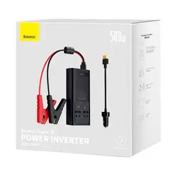 چند راهی باسئوس Baseus Super Si Power Inverter 500W CN EU 220V CGNB000101 ولتاژ 220 ولت