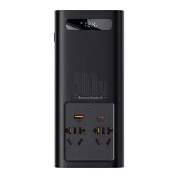 چند راهی باسئوس Baseus Super Si Power Inverter 500W CN EU 220V CGNB000101 ولتاژ 220 ولت