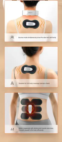 ماساژور گردن جویروم Joyroom JR-GH103 Neck Massager همراه با پدهای ماساژ کمر و شکم