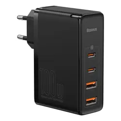 شارژر دیواری فست شارژ  باسئوس Baseus GaN2 Pro Quick Charger CCGAN2P-L با توان 100W همراه کابل