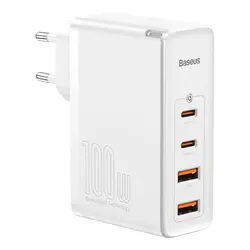 شارژر دیواری فست شارژ  باسئوس Baseus GaN2 Pro Quick Charger CCGAN2P-L با توان 100W همراه کابل