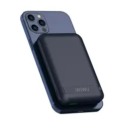 پاور بانک 10000mAh مگنتی ویوو مدل Wiwu Snap Cube Magnetic 10000mAh Wireless