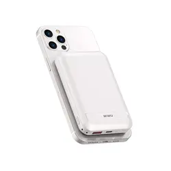 پاور بانک 10000mAh مگنتی ویوو مدل Wiwu Snap Cube Magnetic 10000mAh Wireless