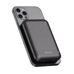 پاور بانک 10000mAh مگنتی ویوو مدل Wiwu Snap Cube Magnetic 10000mAh Wireless