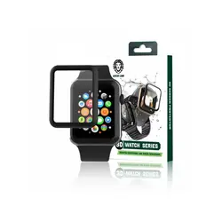 محافظ صفحه نمایش شفاف اپل واچ سری 7 سایز 41 میلی متری گرین مدل Green 3D HD Glass Screen Protector for Apple Watch 41mm Series 7