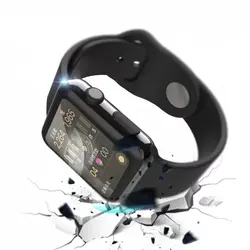 محافظ صفحه نمایش شفاف اپل واچ سری 7 سایز 41 میلی متری گرین مدل Green 3D HD Glass Screen Protector for Apple Watch 41mm Series 7
