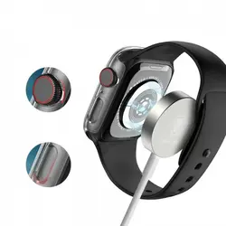 محافظ صفحه نمایش شفاف اپل واچ سری 7 سایز 41 میلی متری گرین مدل Green 3D HD Glass Screen Protector for Apple Watch 41mm Series 7