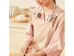 پنکه دور گردنی شیائومی Xiaomi Deerma DEM-GB100 Pocket Mini Neck Fan دارای دو فن