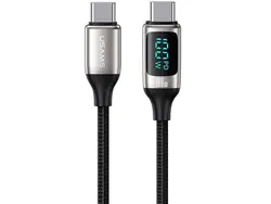 کابل شارژ دوسر تایپ سی ۱۰۰ وات 1.2 متری یوسامز USAMS Type-C 100W Fast Charging Cable US-SJ546