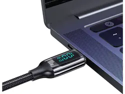 کابل شارژ دوسر تایپ سی ۱۰۰ وات 1.2 متری یوسامز USAMS Type-C 100W Fast Charging Cable US-SJ546