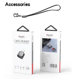 هاب و مدبل لایتنینگ به مموری TF CARD یسیدو YESIDO OTG CARD READER LIGHTNING GS18