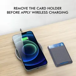 جا کارتی موبایل آها استایل مدل Silicon Card Pocket AhaStyle PT133 with MagSafe Magnets