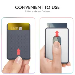 جا کارتی موبایل آها استایل مدل Silicon Card Pocket AhaStyle PT133 with MagSafe Magnets