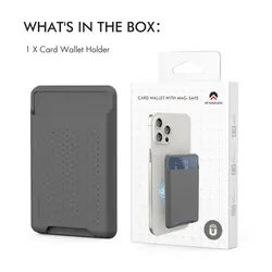 جا کارتی موبایل آها استایل مدل Silicon Card Pocket AhaStyle PT133 with MagSafe Magnets